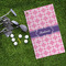 Linked Squares Microfiber Golf Towels - LIFESTYLE