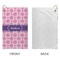 Linked Squares Microfiber Golf Towels - Small - APPROVAL
