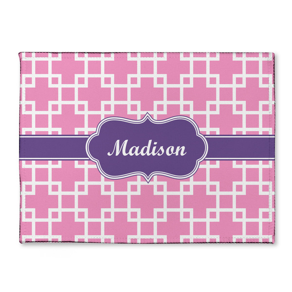 Custom Linked Squares Microfiber Screen Cleaner (Personalized)