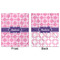 Linked Squares Minky Blanket - 50"x60" - Double Sided - Front & Back