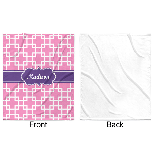Linked Squares Minky Blanket - 50"x60" - Single Sided - Front & Back