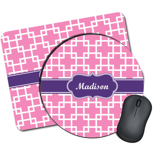 Custom Linked Squares Mouse Pad (Personalized)