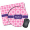 Linked Squares Mouse Pads - Round & Rectangular