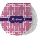 Linked Squares Burp Pad - Velour w/ Name or Text