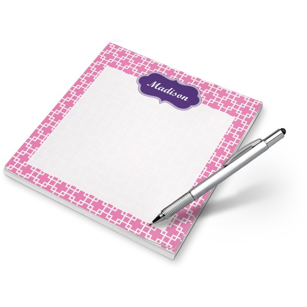 Custom Linked Squares Notepad (Personalized)