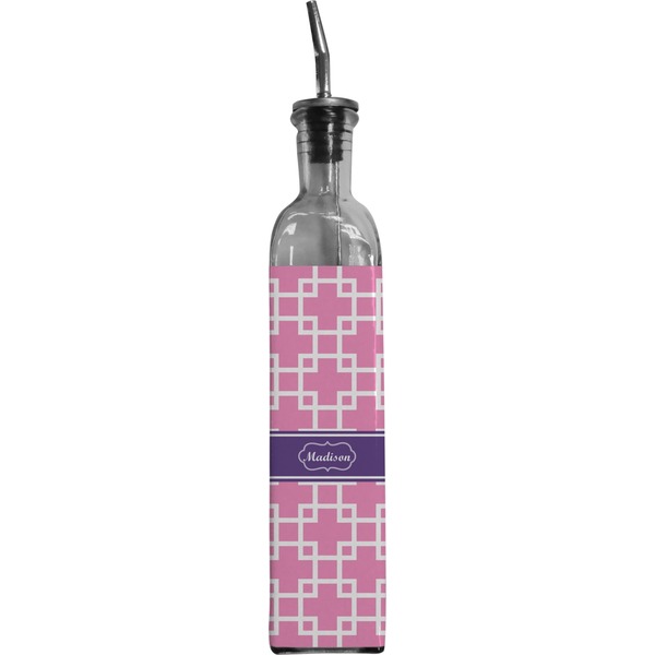 Custom Linked Squares Oil Dispenser Bottle (Personalized)