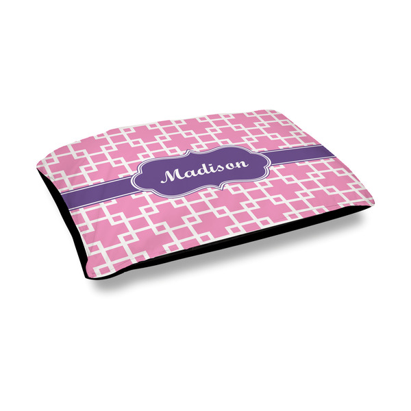 Custom Linked Squares Outdoor Dog Bed - Medium (Personalized)