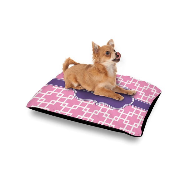 Linked Squares Outdoor Dog Beds - Small - IN CONTEXT
