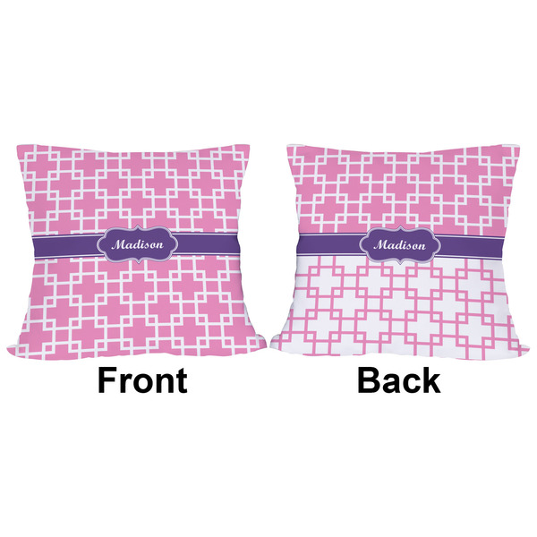 Linked Squares Outdoor Pillow - 16x16