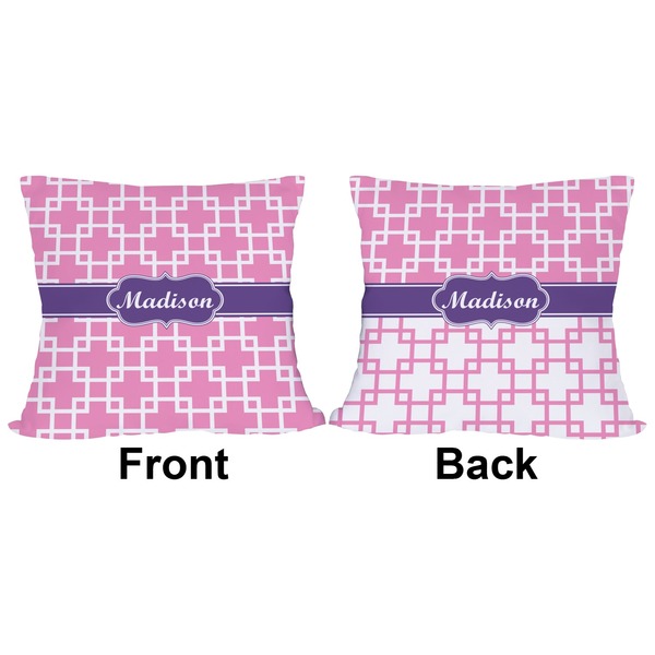 Linked Squares Outdoor Pillow - 20x20