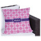 Linked Squares Outdoor Pillow