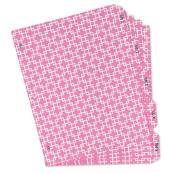 Linked Squares Binder Tab Divider Set (Personalized)