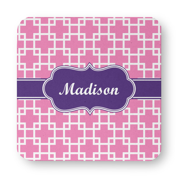 Linked Squares Paper Coasters - Approval