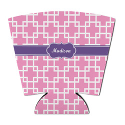 Linked Squares Party Cup Sleeve - with Bottom (Personalized)