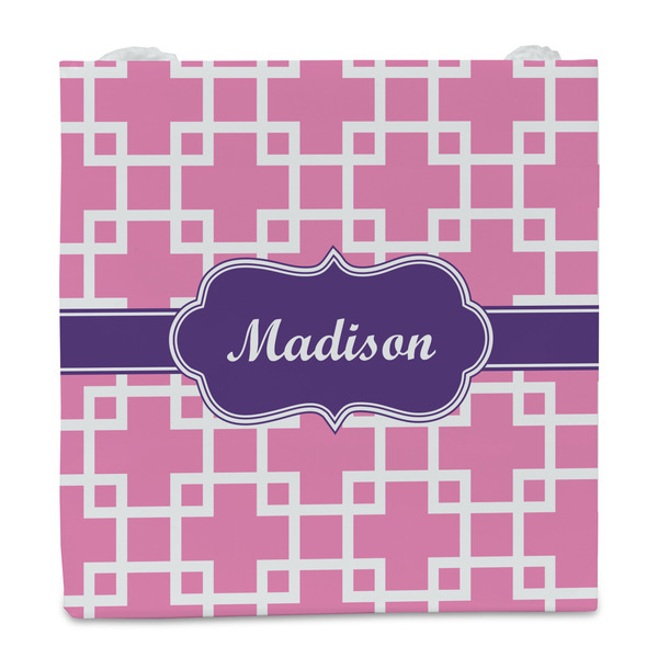 Linked Squares Party Favor Gift Bag - Gloss - Front