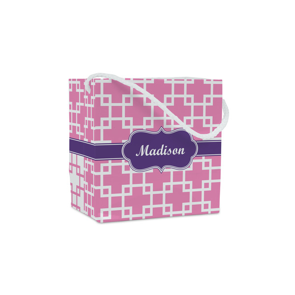 Custom Linked Squares Party Favor Gift Bags (Personalized)