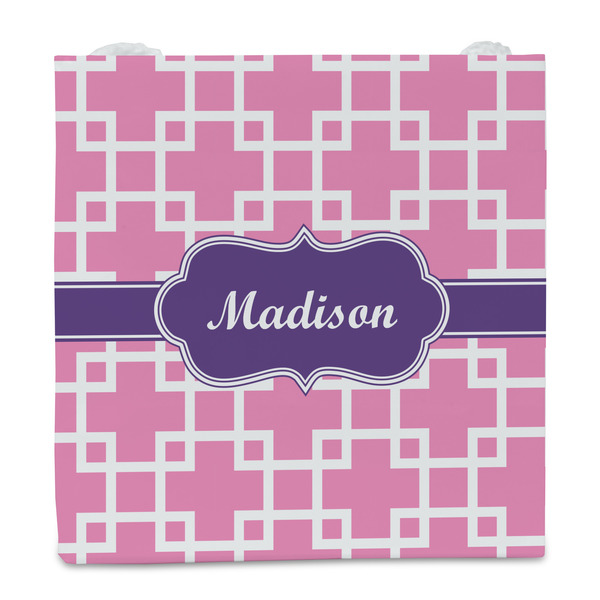 Linked Squares Party Favor Gift Bag - Matte - Front