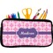 Linked Squares Pencil / School Supplies Bags - Small