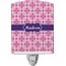 Linked Squares Ceramic Night Light (Personalized)