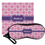 Linked Squares Eyeglass Case & Cloth (Personalized)