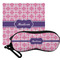 Linked Squares Personalized Eyeglass Case & Cloth