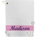 Linked Squares Golf Bag Towel (Personalized)