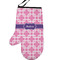 Linked Squares Personalized Oven Mitt - Left