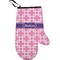 Linked Squares Personalized Oven Mitt