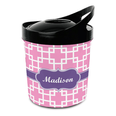 Linked Squares Plastic Ice Bucket (Personalized)