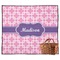 Linked Squares Outdoor Picnic Blanket (Personalized)