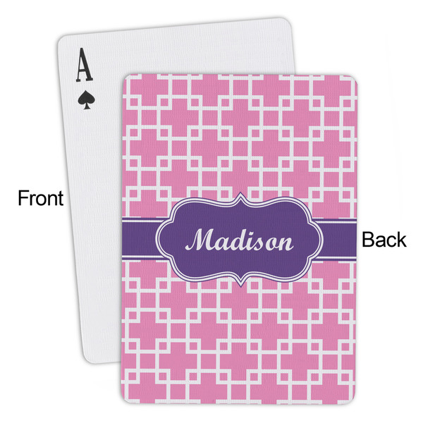 Linked Squares Playing Cards - Approval