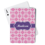 Linked Squares Playing Cards (Personalized)