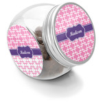 Linked Squares Puppy Treat Jar (Personalized)