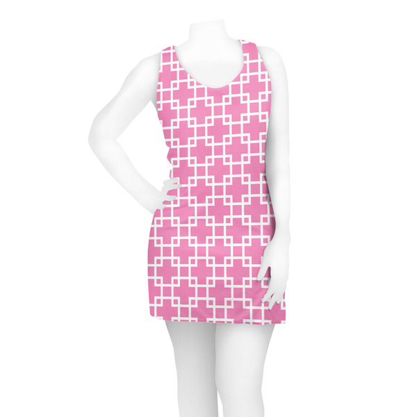 Linked Squares Racerback Dress - On Model - Front