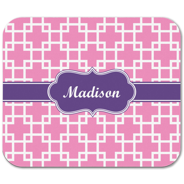 Linked Squares Rectangular Mouse Pad - APPROVAL