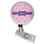 Linked Squares Retractable Badge Reel (Personalized)