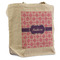 Linked Squares Reusable Cotton Grocery Bag (Personalized)