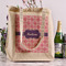 Linked Squares Reusable Cotton Grocery Bag - In Context