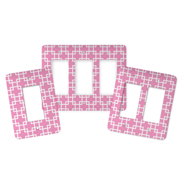 Linked Squares Rocker Light Switch Covers - Parent - ALL VARIATIONS