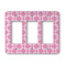 Linked Squares Rocker Light Switch Covers - Triple - MAIN