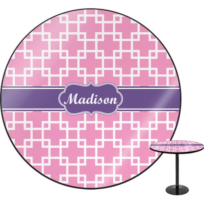 Linked Squares Round Table (Personalized)