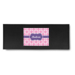 Linked Squares Rubber Bar Mat (Personalized)