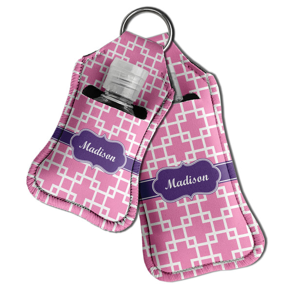Linked Squares Sanitizer Holder Keychain - Both in Case (PARENT)