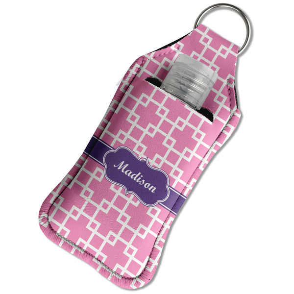 Linked Squares Sanitizer Holder Keychain - Large in Case
