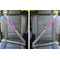 Linked Squares Seat Belt Covers (Set of 2 - In the Car)