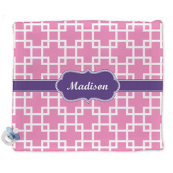 Linked Squares Security Blankets - Double Sided (Personalized)