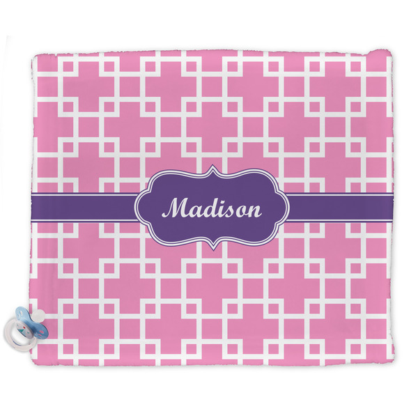 Custom Linked Squares Security Blankets - Double Sided (Personalized)