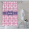 Linked Squares Shower Curtain Lifestyle