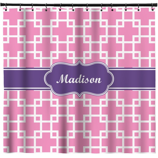 Custom Linked Squares Shower Curtain - Custom Size (Personalized)