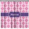 Linked Squares Shower Curtain (Personalized) (Non-Approval)